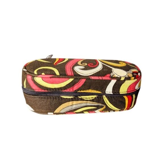 VERA BRADLEY Shoulder Bag Wristlet Sunglass Case Set In Puccini Pattern - Picture 12 of 14